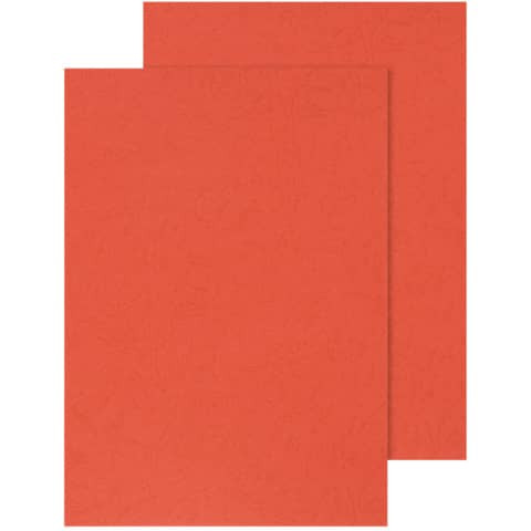Einbanddeckel Leder A4 rot Q-CONNECT KF00499 250g 100ST