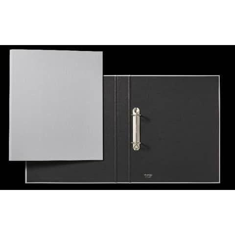 Ringmappe A4 2R 25mm grau VELOFLEX 1144781