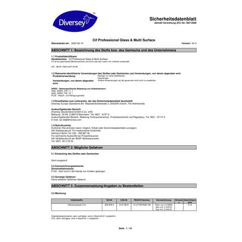 Glas-und Oberflächenreiniger 750ml CIF 7517903