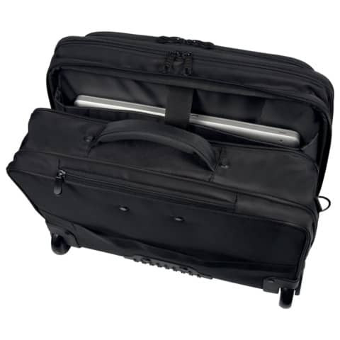 Business Trolley Laptop RPET schwarz LIGHTPAK 46215