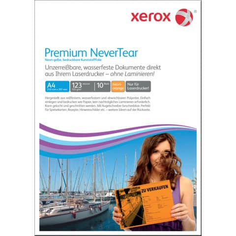 Premium NeverTear Synthetic Opak - A4, 123µm, neonorange
