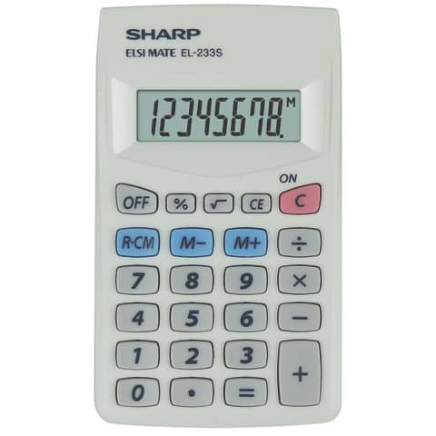Taschenrechner SHARP SH-EL233S 8 Stellen