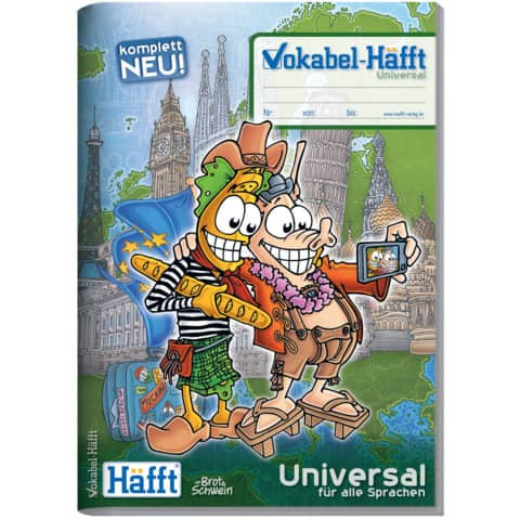 Vokabelheft A4 Universal HÄFFT 2181-6 Vok+Tipps, 68S.