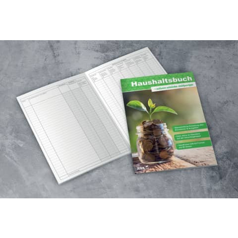 Haushaltsbuch 17x24cm RNK 3131 Glanzumschlag 40Bl