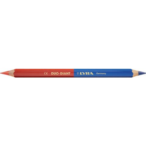 Farbstift Duo Giant rot/blau LYRA L2930101