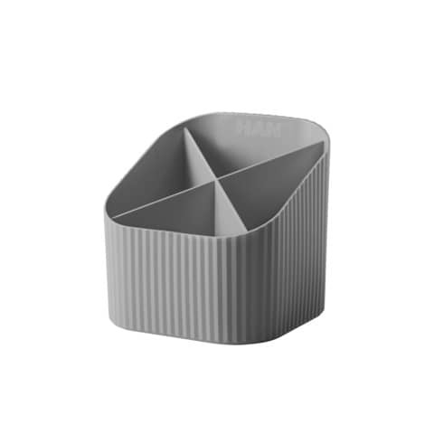 Schreibköcher Re-X-LOOP dunkelgrau HAN 17238-991 4 Fächer