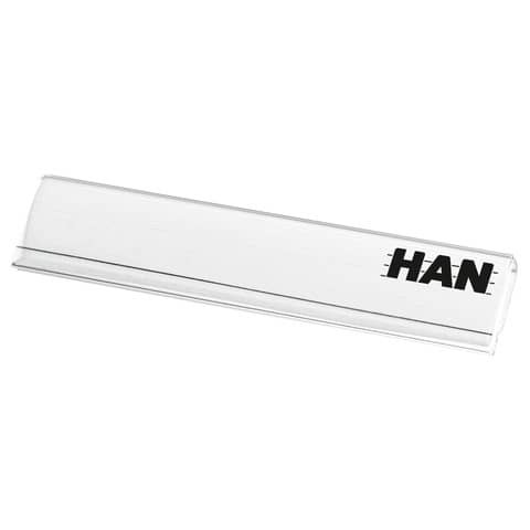 Beschriftungsclip 10ST transparent HAN 1021