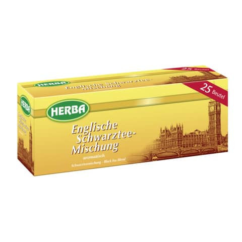 Engl. Schwarztee-Mischung HERBA 7675 25Btl. à 1,5g