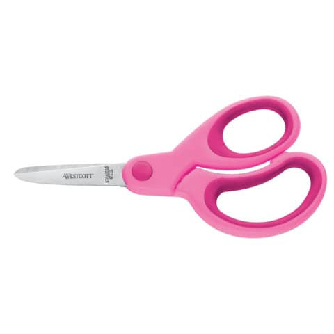 Bastelschere 13cm spitz pink WESTCOTT E-2158200 / E-2058200 Softgrip