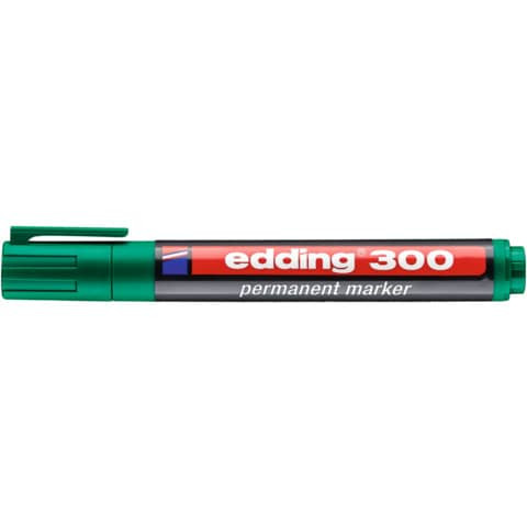 Permanentmarker 300 1,5-3mm grün EDDING 4-300004 Rundspitze nachfüllbar