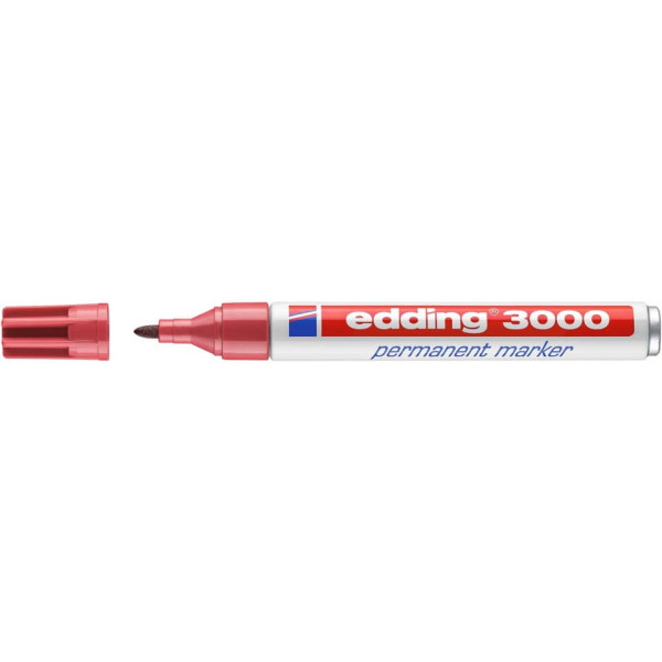 Parmanentmarker karminrot EDDING 3000-019 1,5-3mm