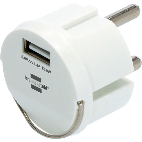 Adapter USB 2.4 weiß BRENNENSTUHL 1508110