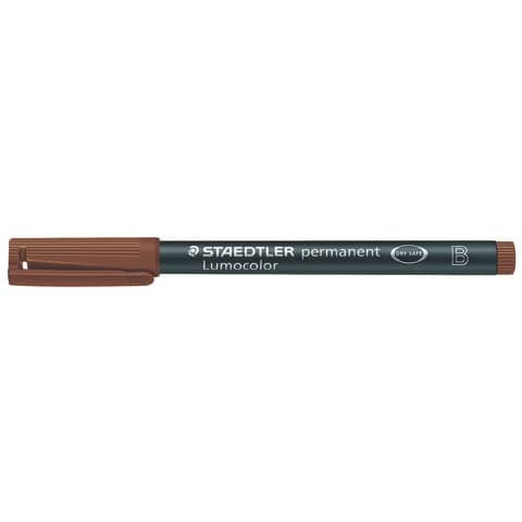 Folienstift Lumocolor B braun STAEDTLER 314-7 permanent
