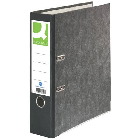 Ordner Pappe A4 80mm schwarz Q-CONNECT KF20049/11411642