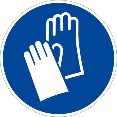 Schild Handschutz benutzen ISO 7010 MOEDEL 51793 200mm D.