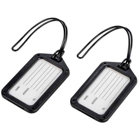 Gepäckanhänger 2er Set schwarz HAMA 105322