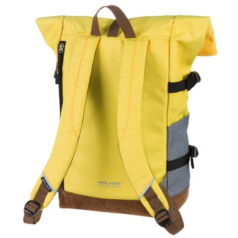 Schulrucksack Roll up two butter / grey WALKER 42156-248 grey