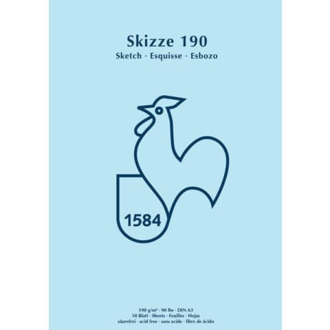 Skizzenblock A3 50BL neutral 60127434