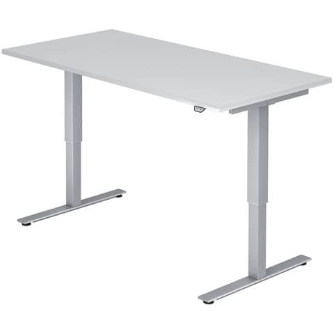 Schreibtisch 160x80cm weiß HAMMERBACHER MONTAGE VXMST16/W/S