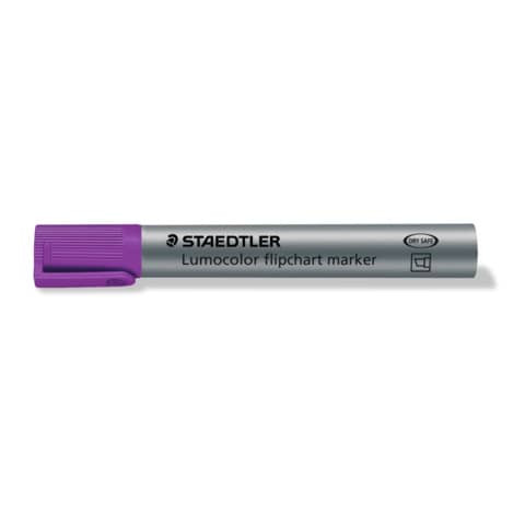 Flipchartmarker Lumocolor 2-5mm violett STAEDTLER 356 B-6 nachfüllbar Keilspitze