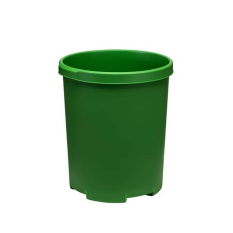 Papierkorb Klassik XXL 50l rund grün HAN 1836-05 2 Griffmulden