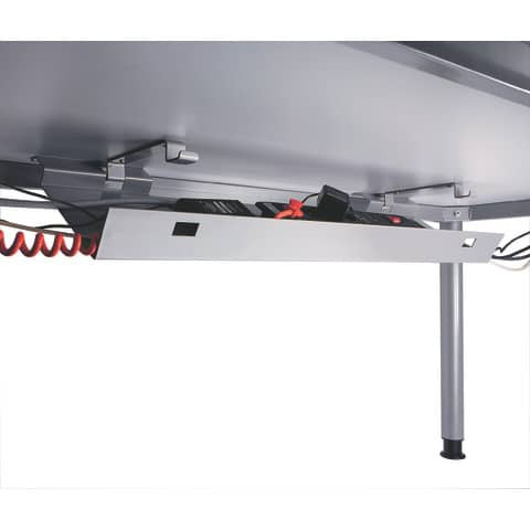Kabelführung horizontal grau HAMMERBACHER MONTAGE VHK12/5 90cm