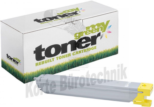 my green toner Toner-Kit gelb (201363) ersetzt Y808S