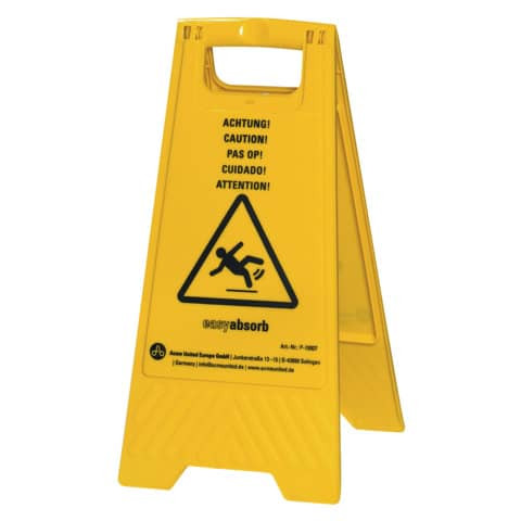 Warnaufsteller Achtung gelb/schwarz EASY ABSORB P-10007