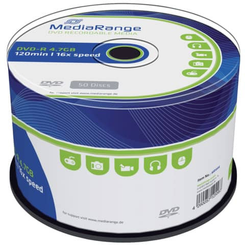 DVD-R 50er Spindel MEDIARANGE MR444 4,7Gb120mi