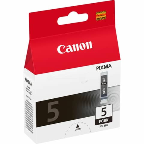 Original Canon Tintenpatrone schwarz pigmentiert (0628B001,628B001,PGI-5,PGI-5Blisterkarte)