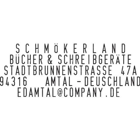 Printer Set zum Selbersetzen COLOP 100859/30N/1Set