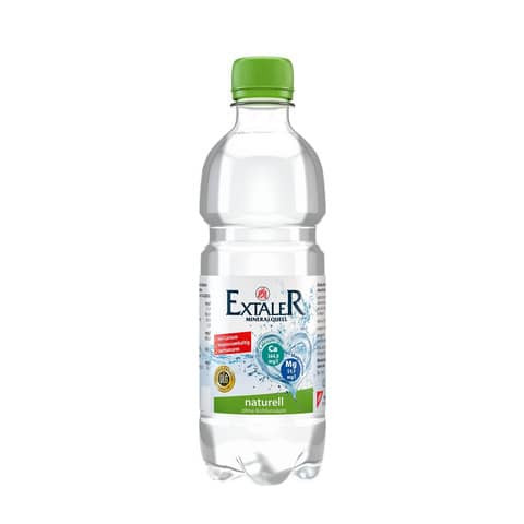 Mineralwasser naturell 6 x 0,5L EXTALER 15408 - ohne Kohlensäure