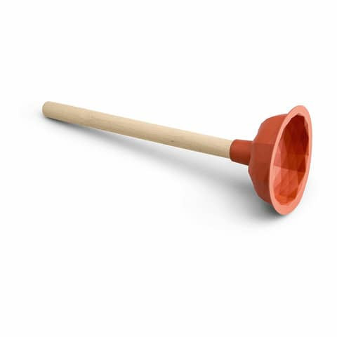 Ausgussreiniger 110mm D. rotbraun NÖLLE 243058711 m.Holzstiel