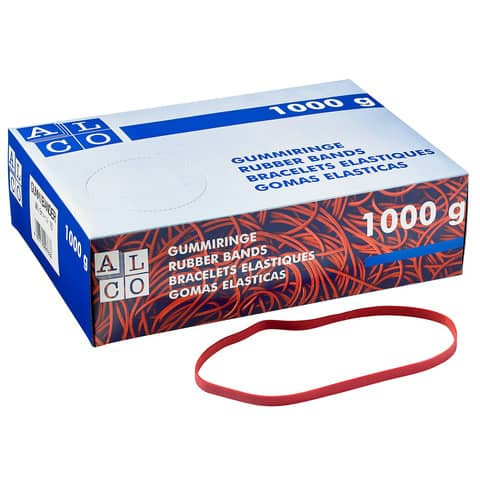 Gummibänder 200x6mm 1kg rot ALCO 763