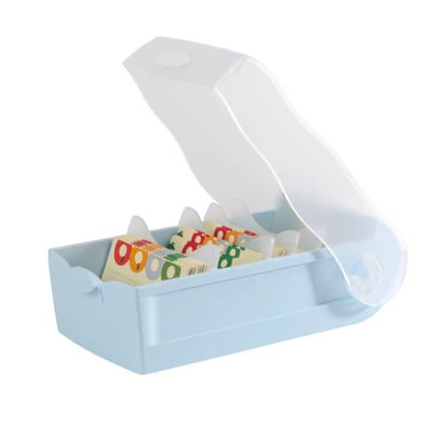 Lernkartei Croco A7 transl.-pastellblau HAN 997-884 für 900 Karten