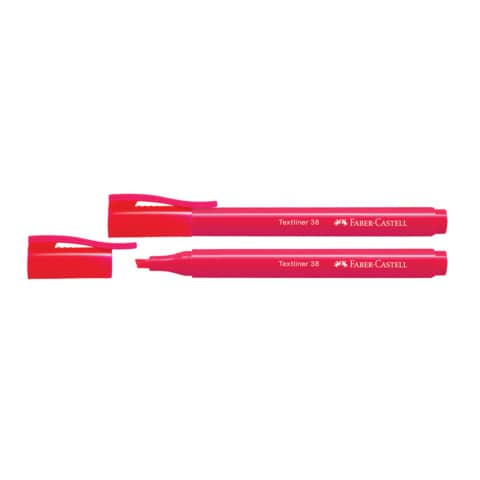 Textmarker Textliner 38 1-4mm rot FABER CASTELL 157721 1-4mm