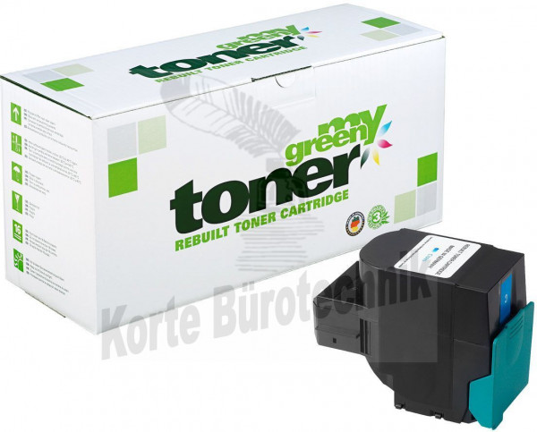 my green toner Toner-Kit cyan (162107) ersetzt 24B6008