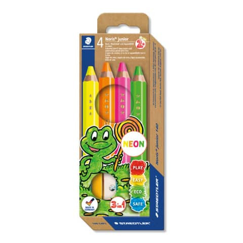 Farbstiftetui 4ST Neon sortiert STAEDTLER 140 C4P1 Noris