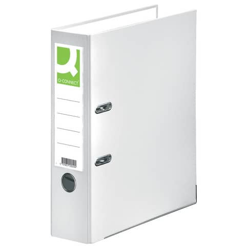 Ordner PP A4 80mm weiß Q-CONNECT KF18731/15063374000