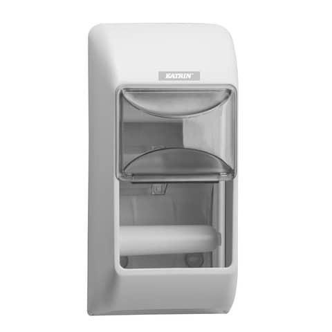Toilettenpapierspender weiß KATRIN 223080240 / 92384 für 2 Rollen