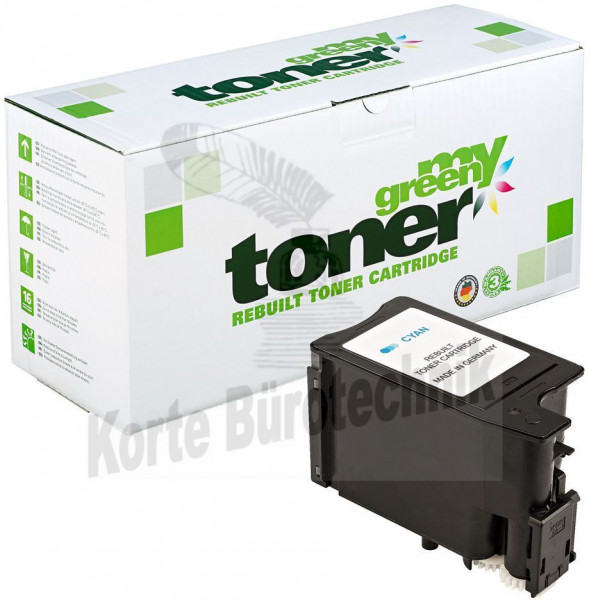 my green toner Toner-Kit cyan (210488) ersetzt MXC30GTC