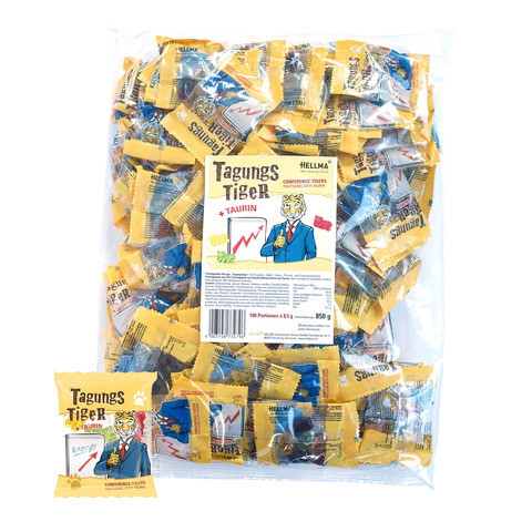 Fruchtgummi Tagungstiger 100x 8,5g HELLMA 70103485