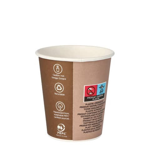 Trinkbecher, Pappe >To Go< 0,2 l PAPSTAR 14808
