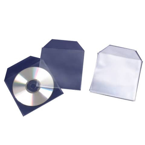 CD Hülle 50ST transp. ungelocht Q-CONNECT KF02207