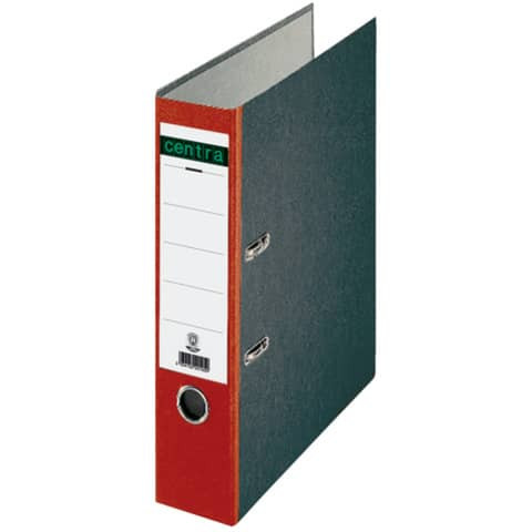 Ordner Pappe A4 8cm rot CENTRA 220123