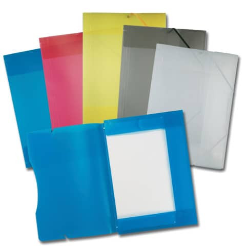Gummizugmappe A3 5Farben FOLIA 6999 Kunststoff