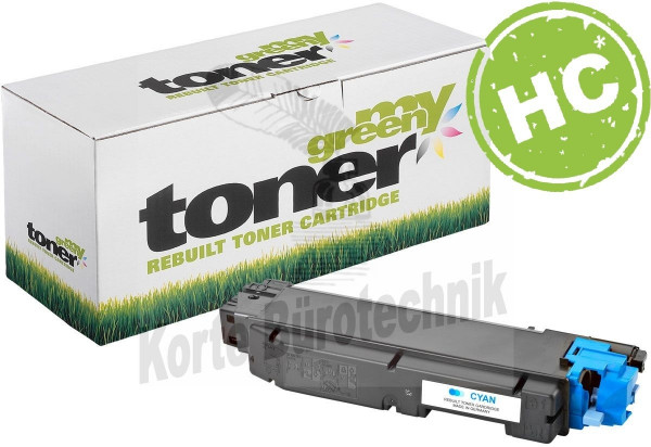 my green toner Toner-Kit cyan (152214) ersetzt TK-5140C