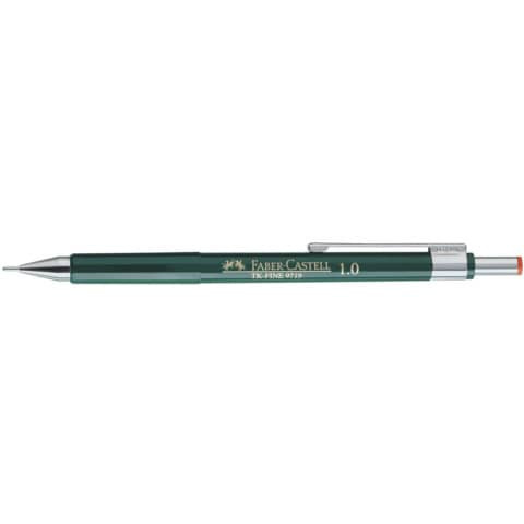 Feinminenstift TK Fine 1 mm dkl.grün FABER CASTELL 9719 136900 Clip