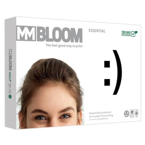 Kopierpapier Essential A4 80g 500BL weiß MM BLOOM 9958A80S