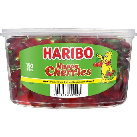 Fruchtgummi Happy Cherries HARIBO 139605006 150ST